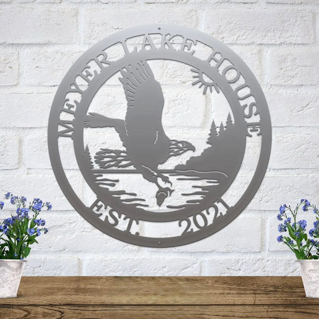 Custom Eagle Plaque for House Fronts & Patriotic Decor