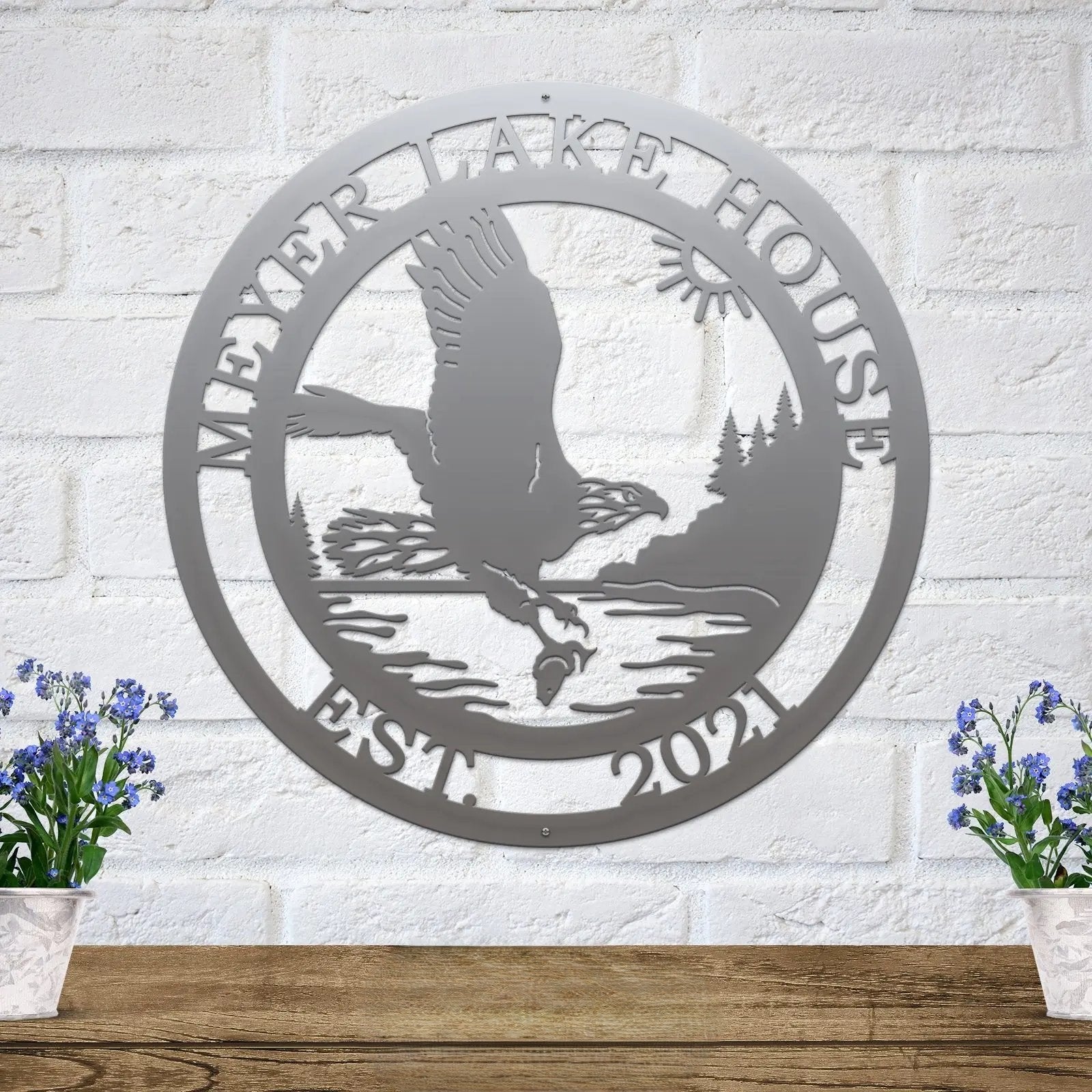 Custom Eagle Plaque for House Fronts & Patriotic Decor