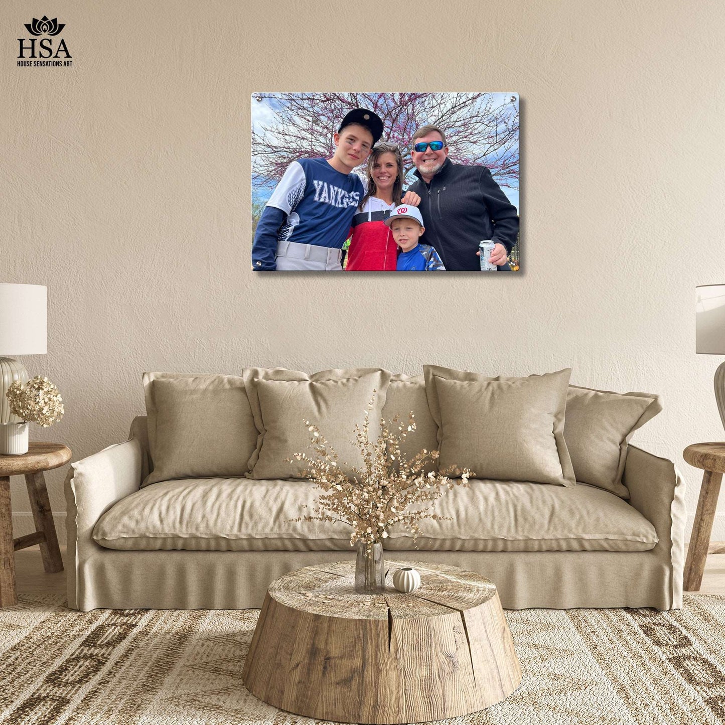 Metal Photo Print- upload your photo to make a unique and personalized Gift for Any Occasion.  House Sensations Art   