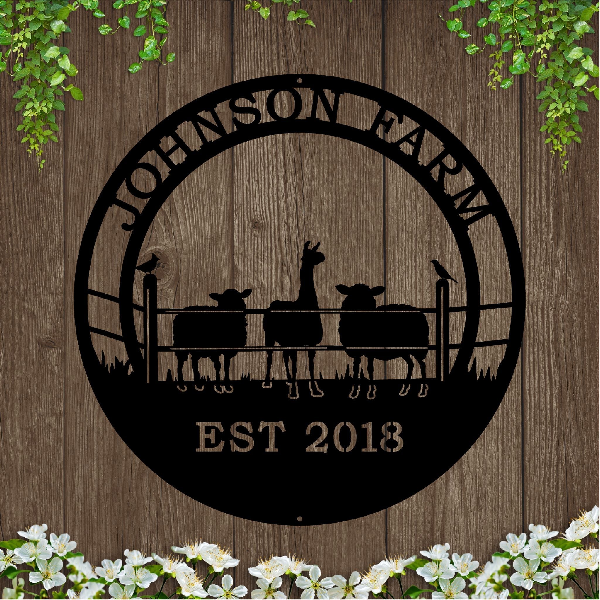 Alpaca-Sheep-Ranch-Metal-Sign-Custom-Outdoor-Decor-customization-mounting-holes-options-chart-house-sensations-art.jpg