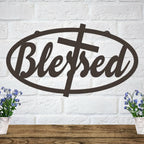Blessed Signs - Inspirational Custom Metal Wall Art for Home