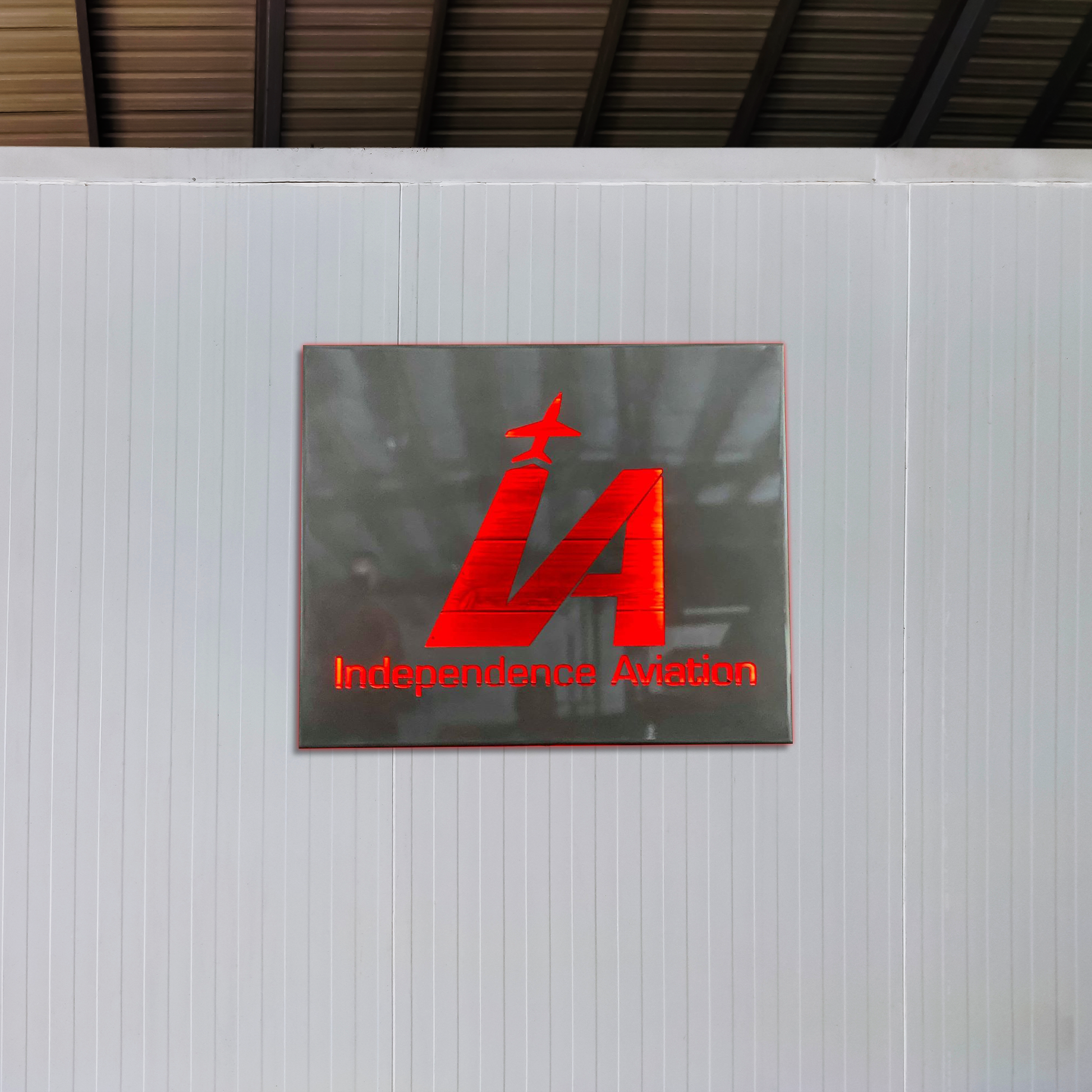3D backlit logo sign in a custom light box design, crafted for impactful and long-lasting business displays