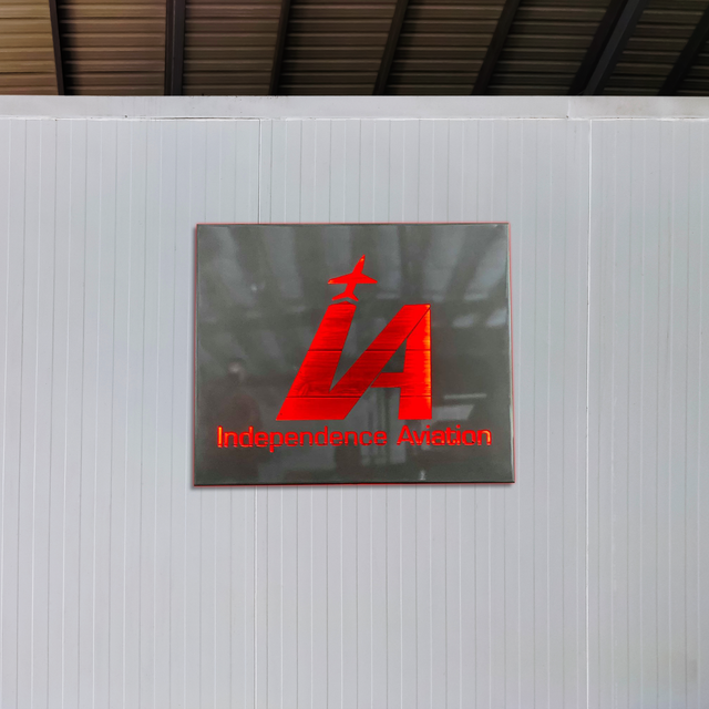 3D backlit logo sign in a custom light box design, crafted for impactful and long-lasting business displays