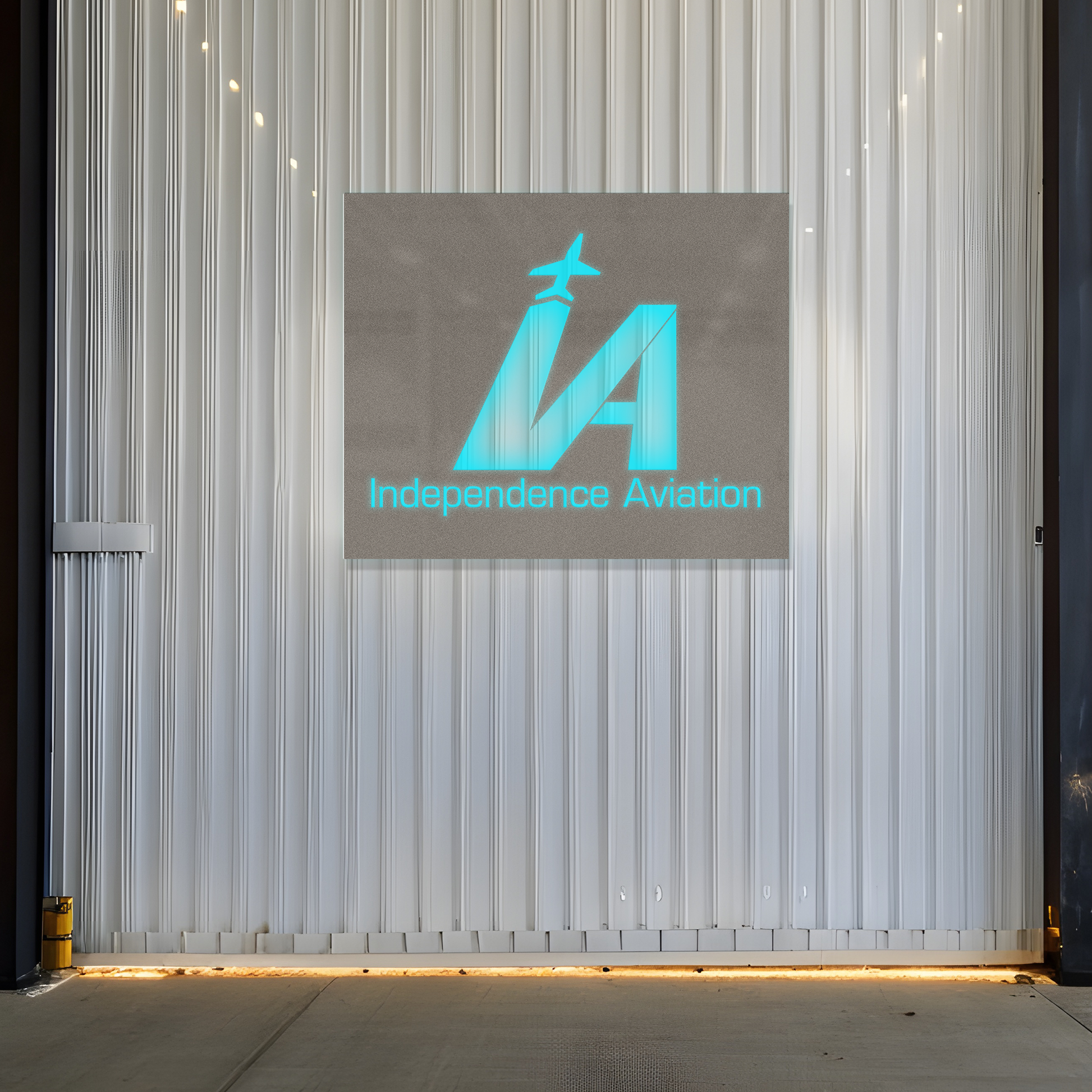 Custom 3D LED logo sign - illuminated light box design for office or storefronts