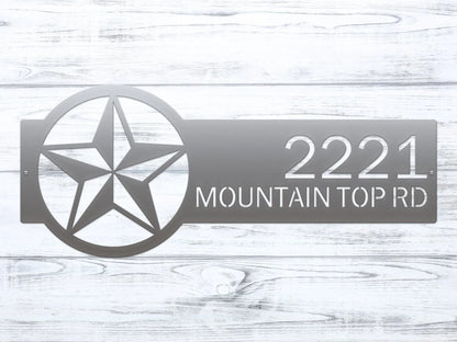 Custom Address Number Sign for Easy Home Identification - HouseSensationsArt