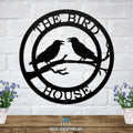 Custom Bird House Signs for Lawn and Garden Decor - HouseSensationsArt