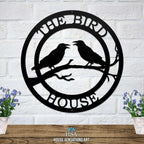 Custom Bird House Signs for Lawn and Garden Decor - HouseSensationsArt