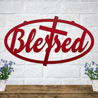 Blessed Signs - Inspirational Custom Metal Wall Art for Home