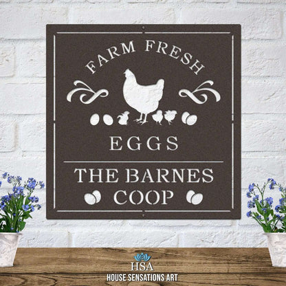 Custom Chicken Coop Name Signs for Barns, Farms & Backyards - HouseSensationsArt
