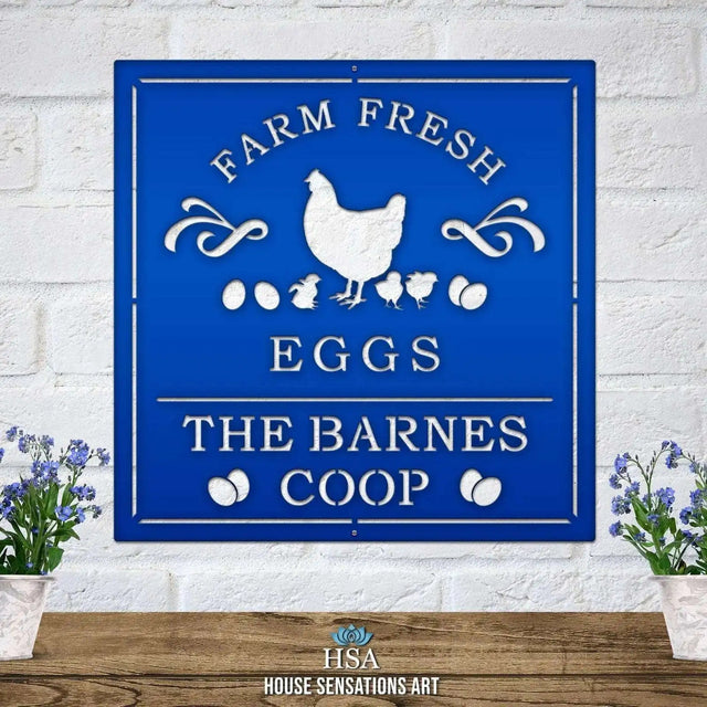 Custom Chicken Coop Name Signs for Barns, Farms & Backyards - HouseSensationsArt