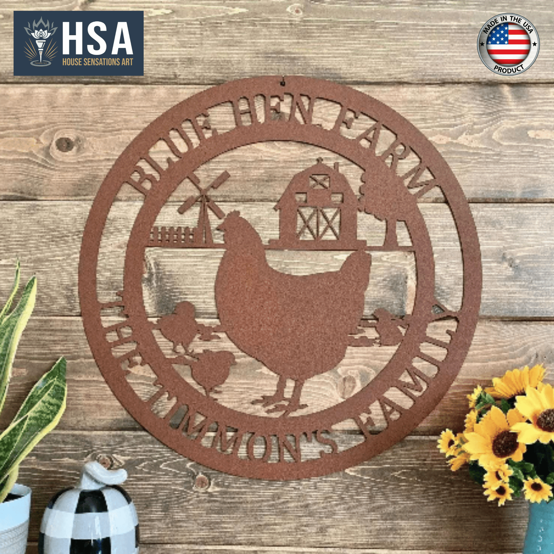 Custom Chicken Farm Signs for Barns, Coops & Country Homes - HouseSensationsArt