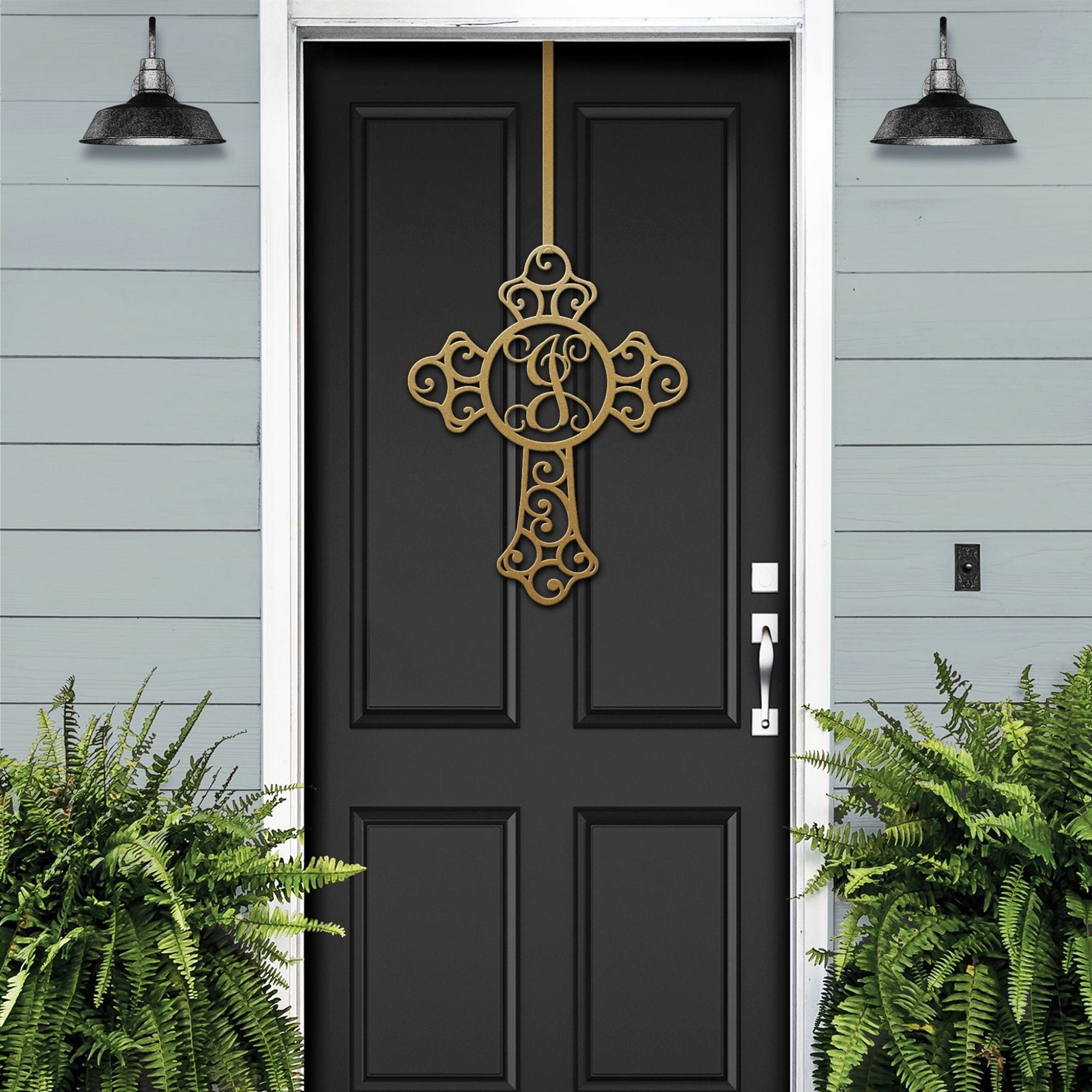 custom-cross-front-door-decor-with-elegant-monogram-design-gold-black-door-House-Sensations-Art.jpg