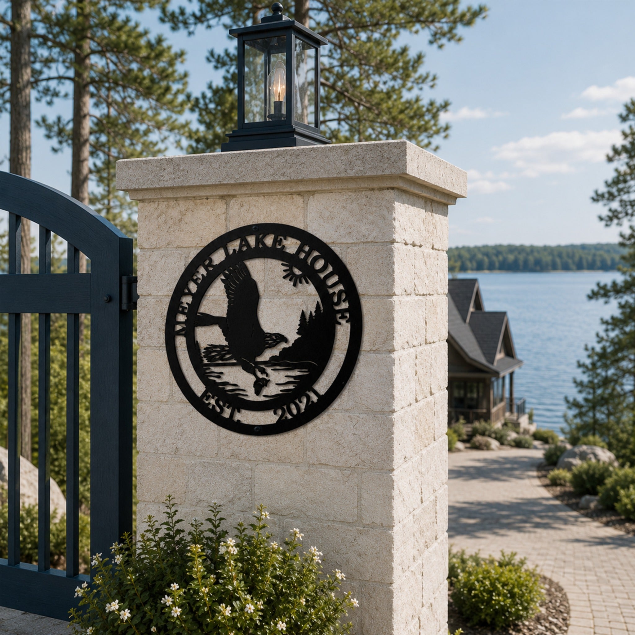 Custom Eagle Plaque for House Fronts & Patriotic Decor