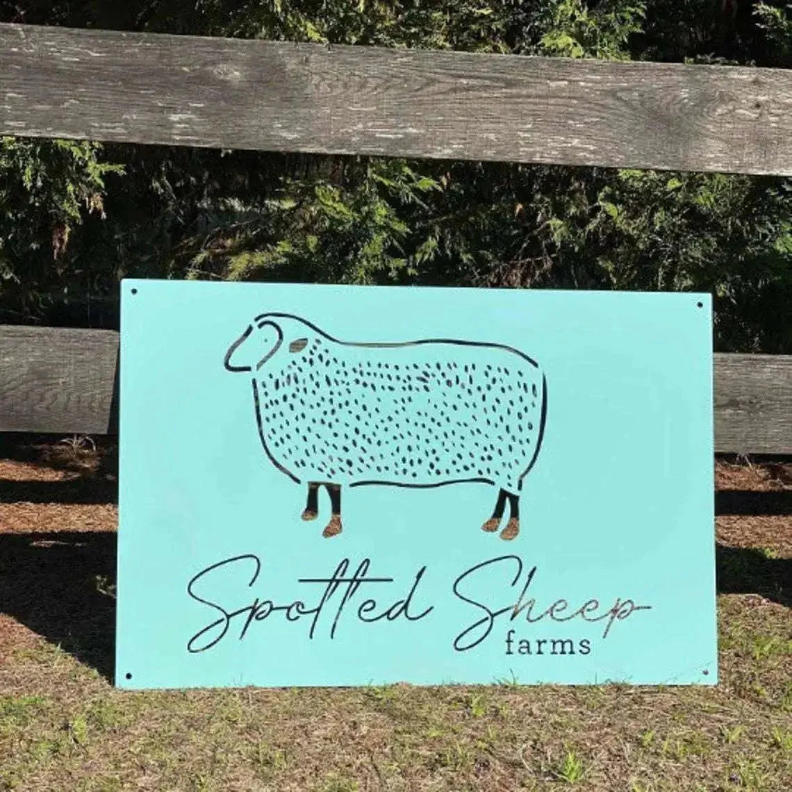 Custom Farm Logo Signs - Custom Metal House Number Plaque - Perfect for Outdoor Decor in Gardens, Yards, or Farms - Ideal Housewarming Gift for Animal Lovers - HouseSensationsArt