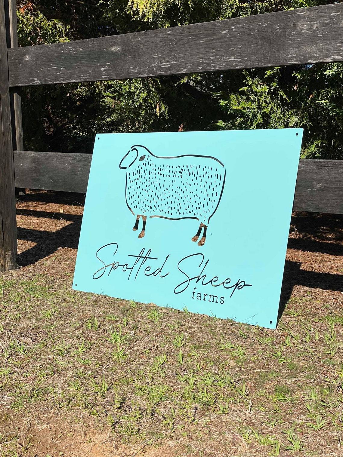 Custom Farm Logo Signs - Custom Metal House Number Plaque - Perfect for Outdoor Decor in Gardens, Yards, or Farms - Ideal Housewarming Gift for Animal Lovers - HouseSensationsArt