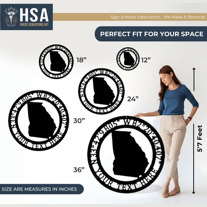 Custom GPS Coordinates Sign – Personalized Metal Wall Decor - HouseSensationsArt