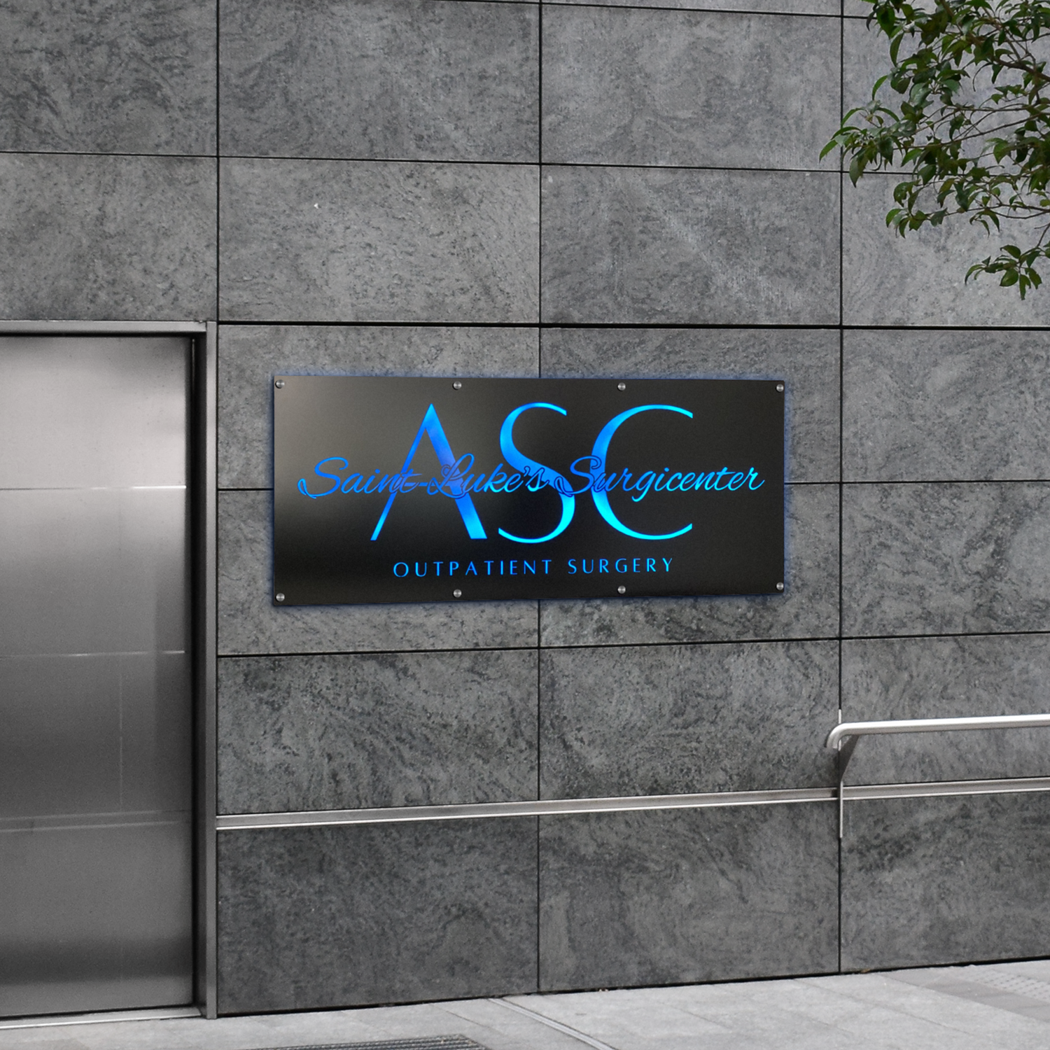 Custom LED office sign for exterior use, designed for maximum visibility and brand impact outdoors