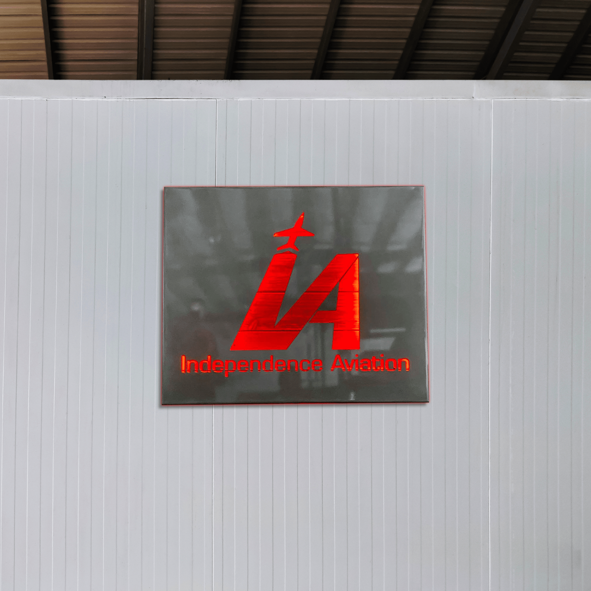 Custom Light Box Sign for Businesses - 3D Backlit Metal Logo - HouseSensationsArt