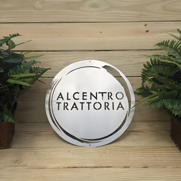 Affordable Custom Metal Business Logo Sign – Precision Laser Cut | 16-Gauge Steel