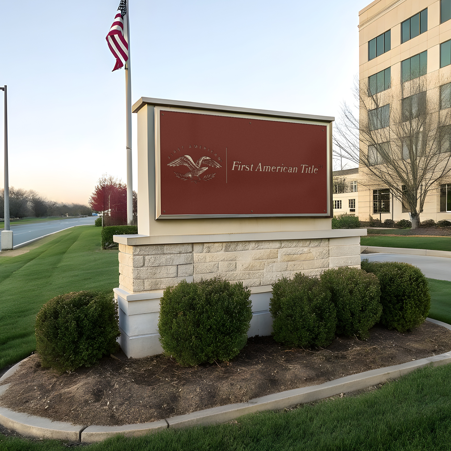 Custom outdoor monument sign designed for lasting durability and impactful visual presence.