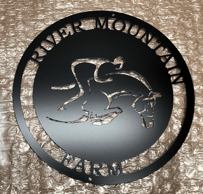 Custom Personalized Metal Farm Signs – Rustic & Modern Design - HouseSensationsArt