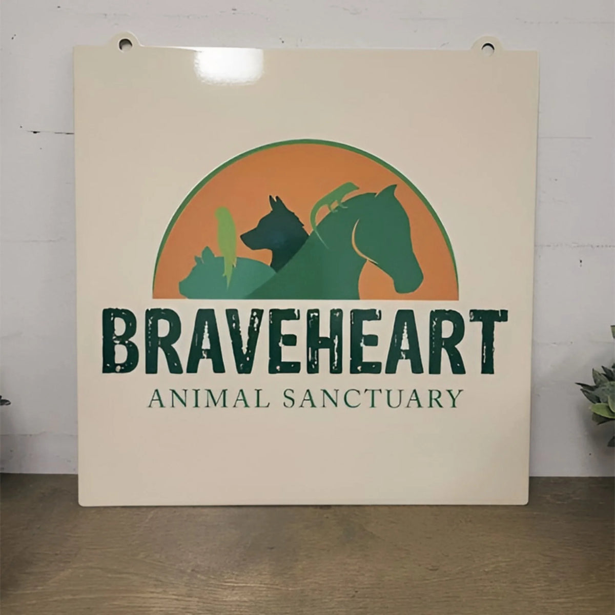 Double-Sided UV Printed Logo Sign - Full-Color Business Sign for Office, Storefront & Events