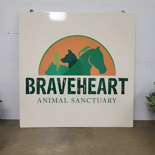 Double - Sided UV Printed Logo Sign - Full - Color Business Sign for Office, Storefront & Events - HouseSensationsArt