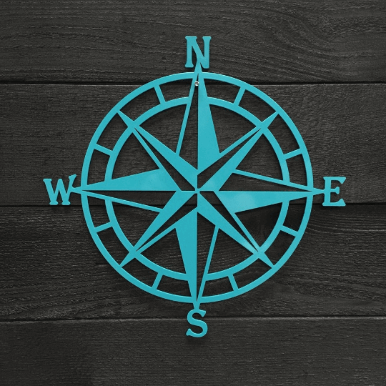 Classic Nautical Compass Compass Sign House Sensations Art