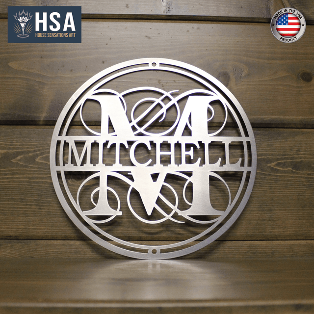 Elegant Monogram Wall Designs to Personalize Your Space - HouseSensationsArt