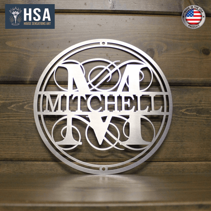 Elegant Monogram Wall Designs to Personalize Your Space - HouseSensationsArt