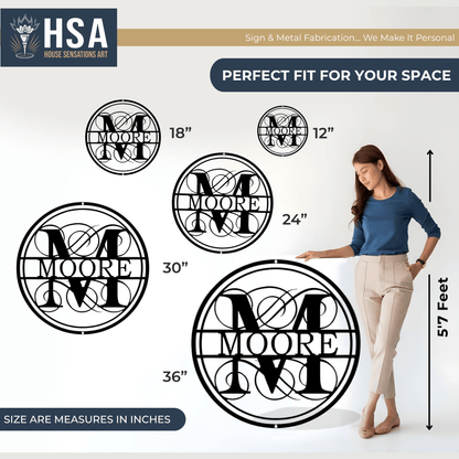 Elegant Monogram Wall Designs to Personalize Your Space - HouseSensationsArt
