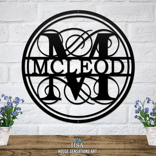 Elegant Monogram Wall Designs to Personalize Your Space - HouseSensationsArt
