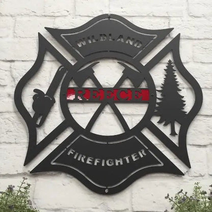 Firefighter Metal Signs – Personalized Wall Art for Heroes - HouseSensationsArt