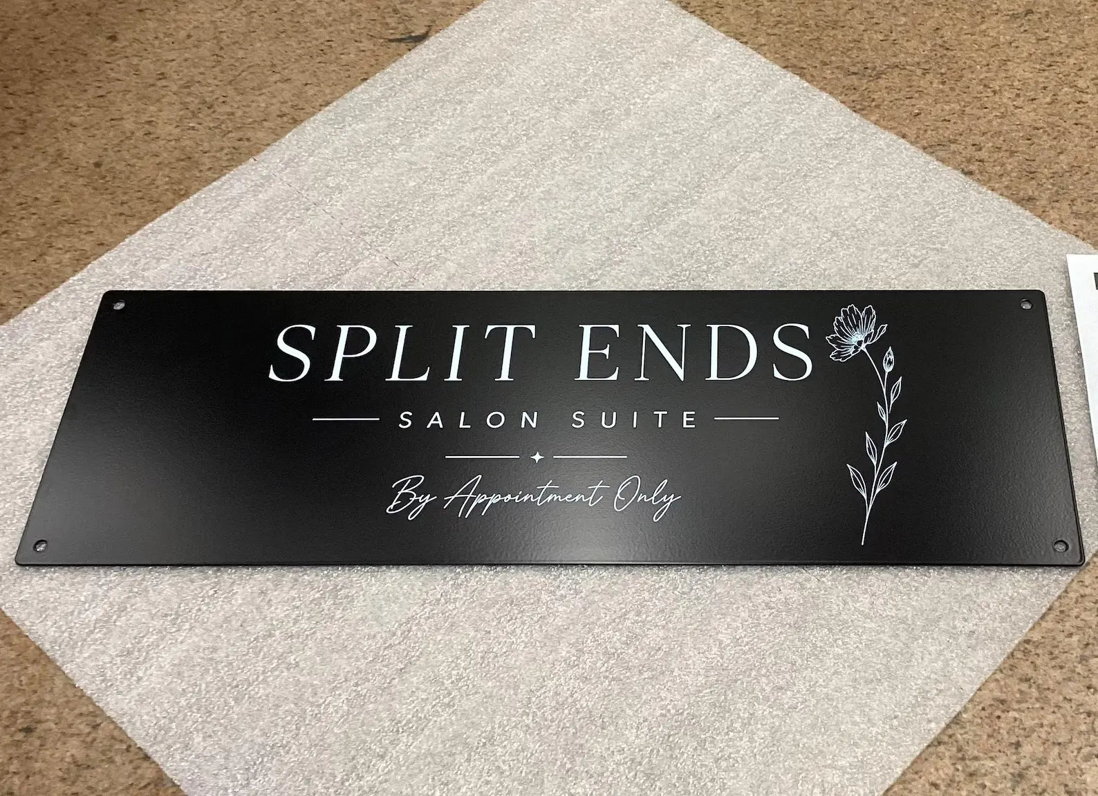 Custom Business Sign UV Printed Aluminum Composite Logo Storefront Sign
