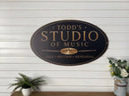 Custom Business Sign UV Printed Aluminum Composite Logo Storefront Sign