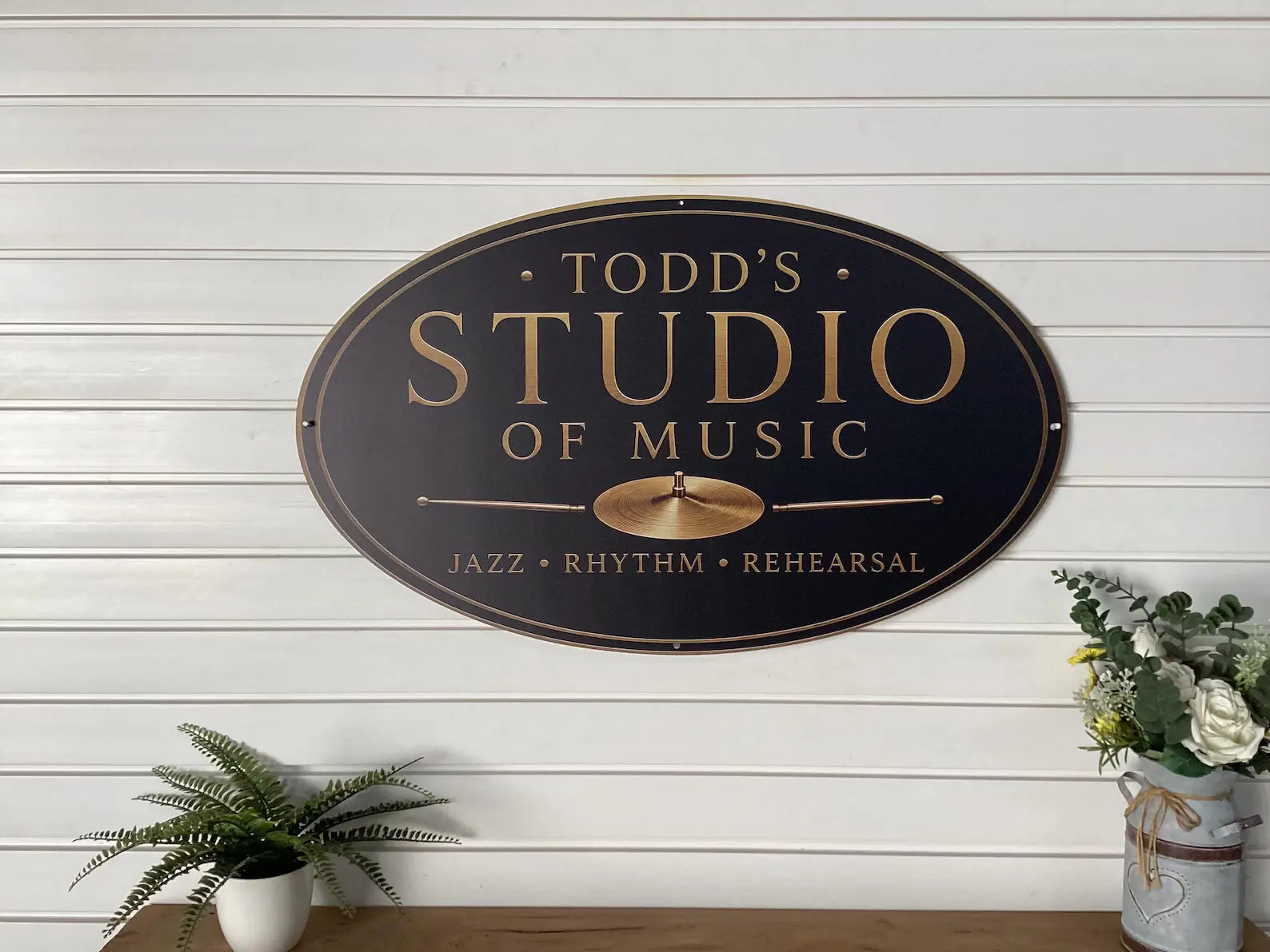 Custom Business Sign UV Printed Aluminum Composite Logo Storefront Sign