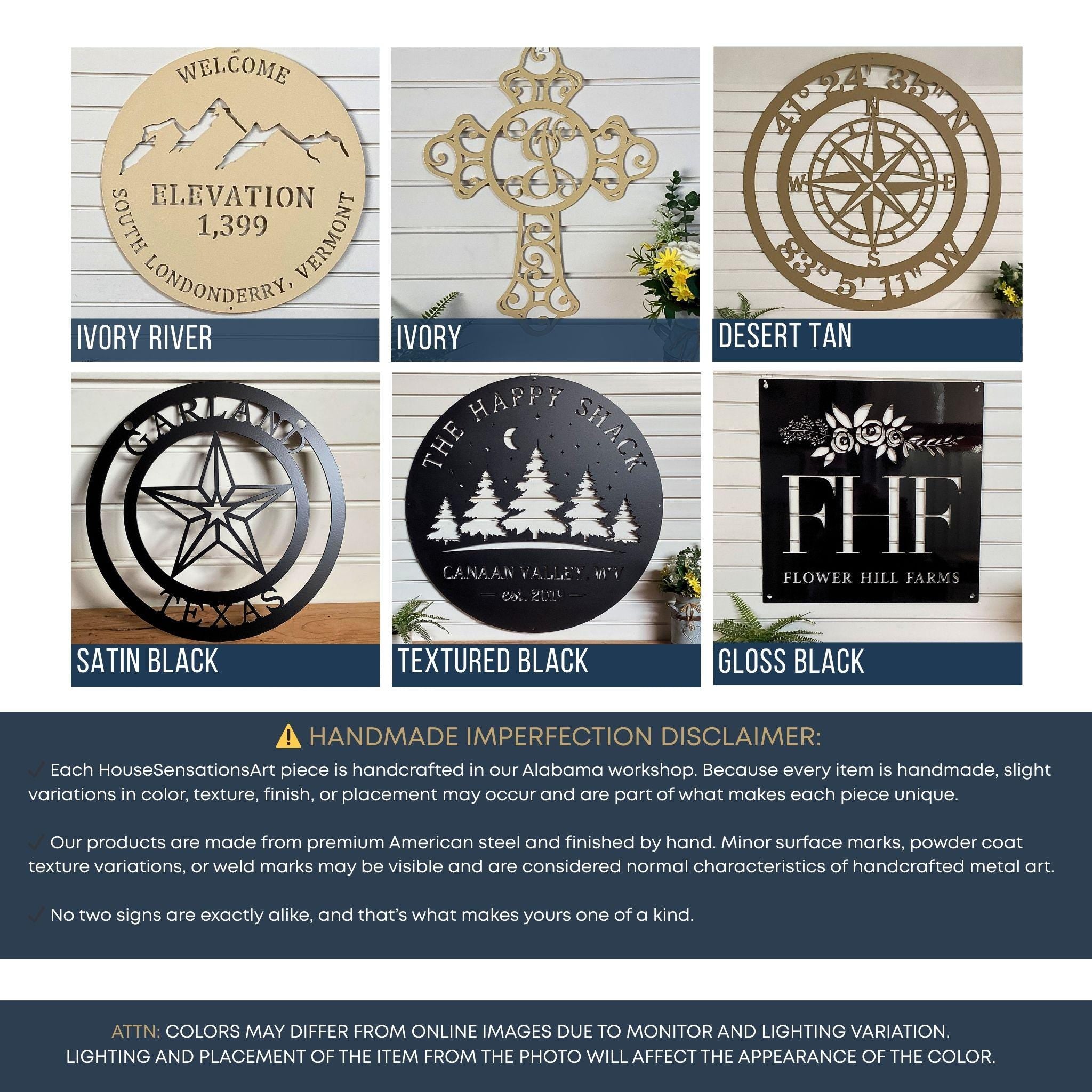 Custom Celtic Cross Family Name Sign: Christian Metal Art
