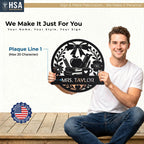 We Make It Just For You: Customize Your Sign with Your Custom Name Text up to 20 Characters