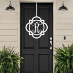 Fancy Door Wreath for your Home — Personalized All-Season Front Metal Sign