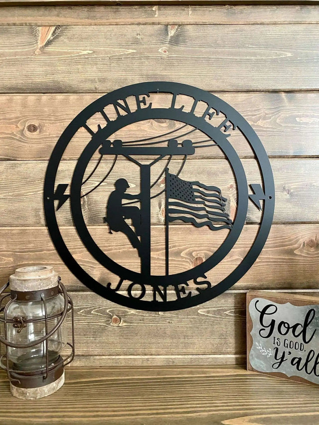 Lineman Signs - Unique Gifts and Decor for Utility Workers - HouseSensationsArt