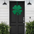 Corona de puerta personalizada — Decoración de acero laminado en frío con herencia irlandesa