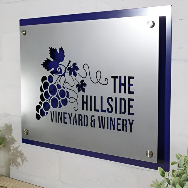 Metal Business Logo Signs – Custom Commercial Signage for Offices - HouseSensationsArt