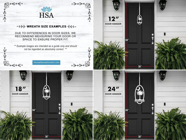 Metal Palmetto Tree – Southern Rustic Wall, Garden & Front Door Decor - HouseSensationsArt