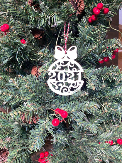 Metal Reindeer Christmas Ornaments - 2021 Ornaments Christmas Tree - Durable Metal Tree signs for Christmas - Perfect Metal Signs - Gift for Christmas Decoration Farmhouse Décor - HouseSensationsArt