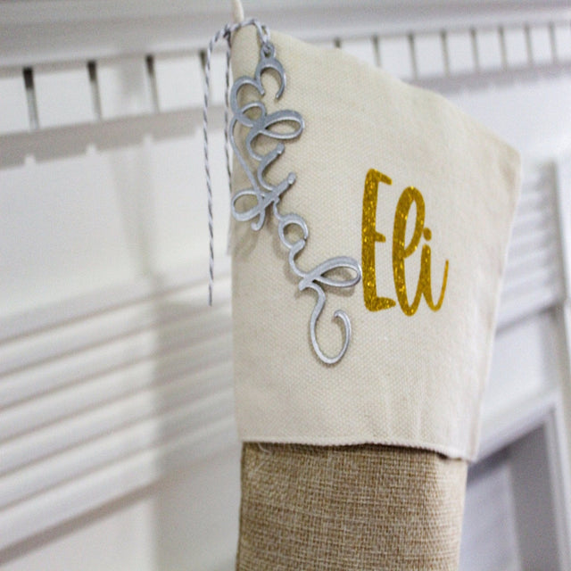 Decorative item with Eli text on white background, personalized name décor for gifts, home display, or special occasions