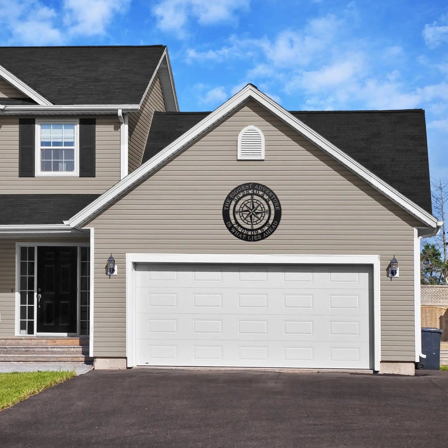 Personalized Compass Wall Art Metal for Adventure & Wanderlust - HouseSensationsArt