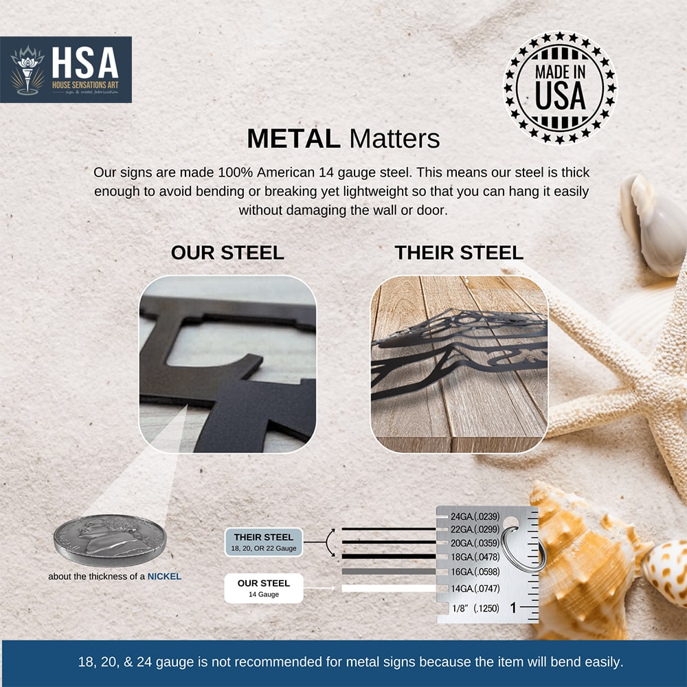 Personalized Crab Sign – Coastal, Nautical & Outdoor Decor - HouseSensationsArt