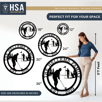 Personalized Golf Wall Art for Homes, Offices & Clubhouses - HouseSensationsArt