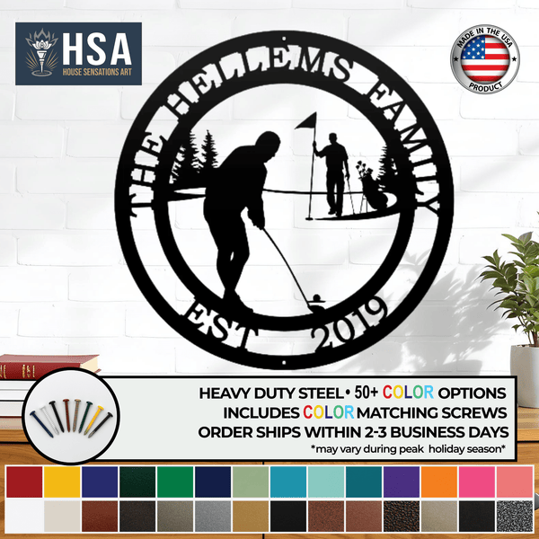 Personalized Golf Wall Art for Homes, Offices & Clubhouses