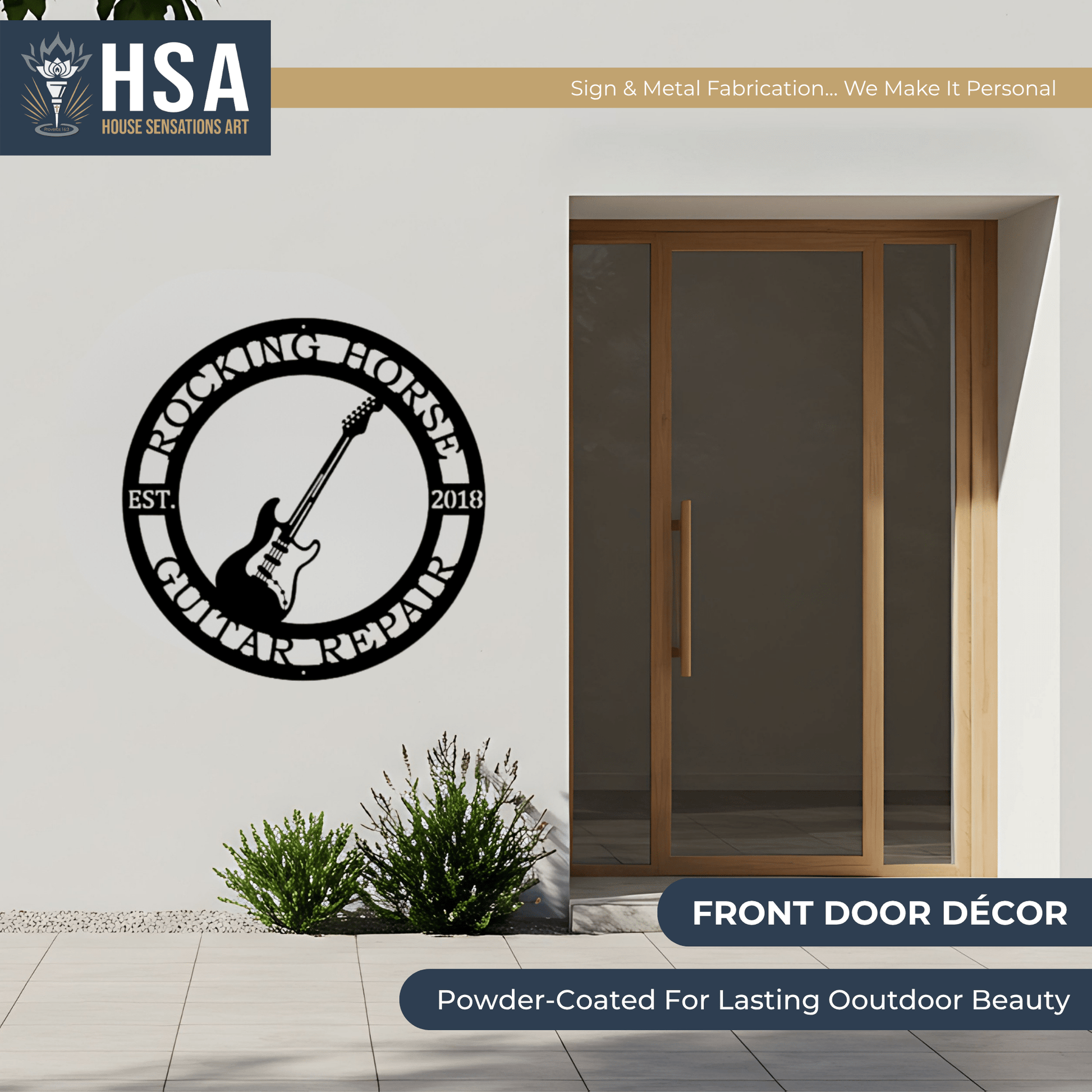 Personalized Guitar Wall Art for Music Lovers & Rock Spaces - HouseSensationsArt